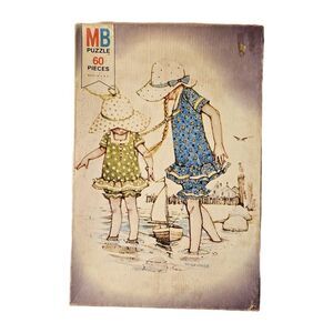 Holly Hobbie Ocean Seaside 60 Piece Puzzle Milton Bradley #4676-3  Complete 1976